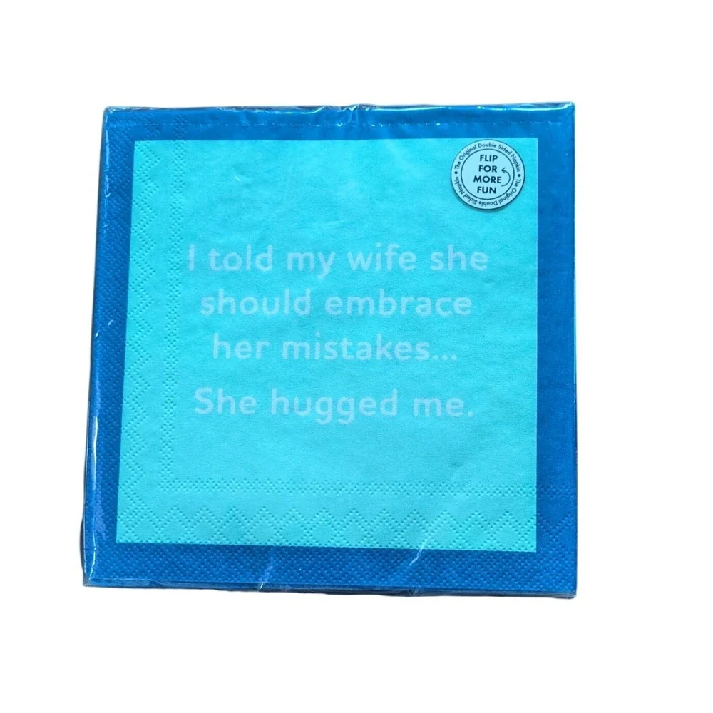 Drinks On Me Coasters Funny Cocktail Napkins 20ct